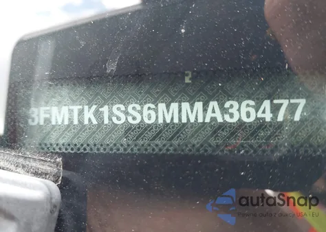 2021 Ford Mustang Mach-E Select из США, поврежденный, VIN 3FMTK1SS6MMA36477